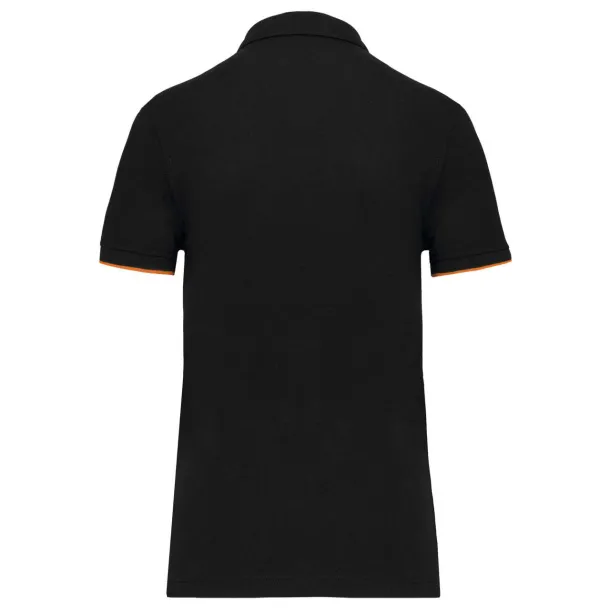  Ženska polo majica kratkih rukava, 220 g/m2 - Designed To Work Crna Narančasta
