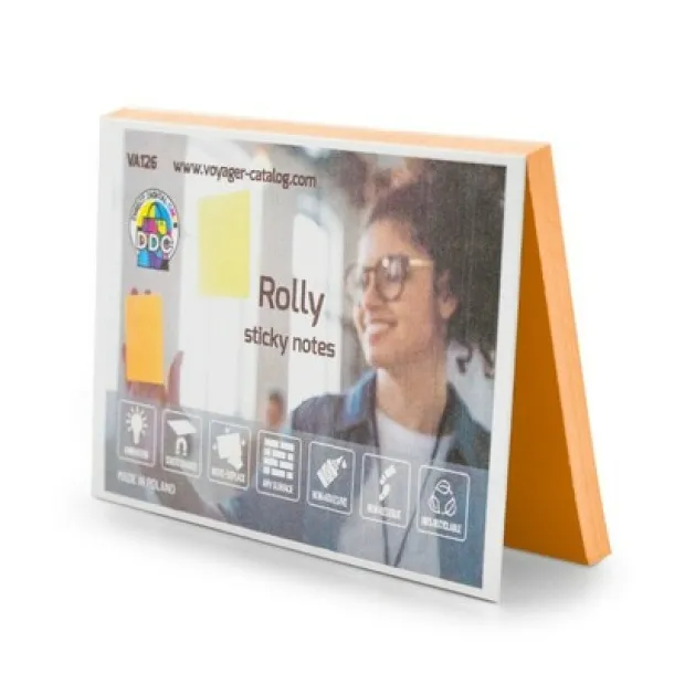 Rolly Electrostatic sticky notes Narančasta