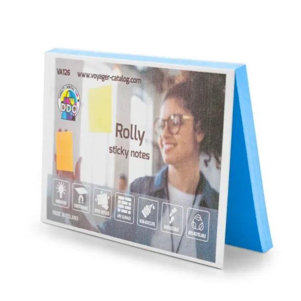 Rolly Electrostatic sticky notes Plava