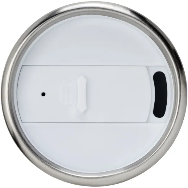 Elwood 410 ml RCS certified recycled stainless steel insulated tumbler White