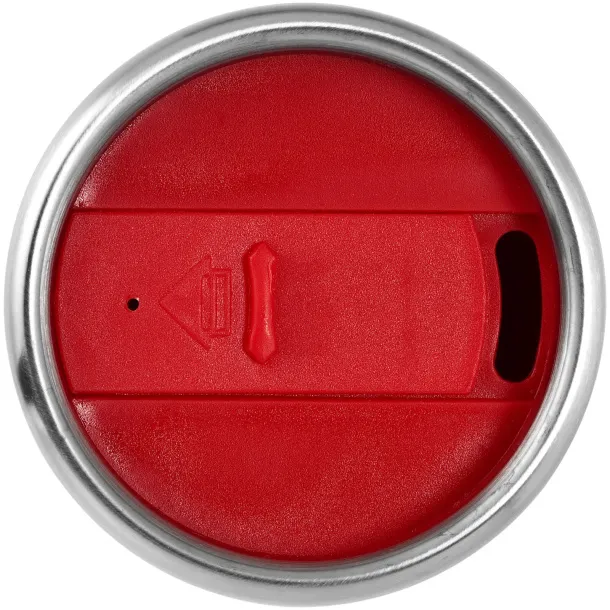 Elwood 410 ml RCS certified recycled stainless steel insulated tumbler Red