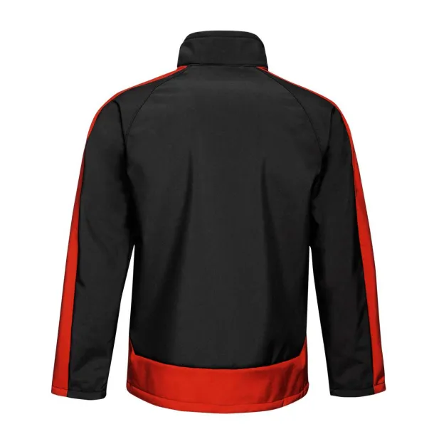  CONTRAST PRINTABLE 3 LAYER SOFTSHELL - Regatta Black Paprika Red