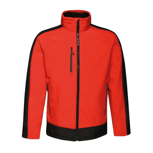  CONTRAST PRINTABLE 3 LAYER SOFTSHELL - Regatta Paprika Red Black