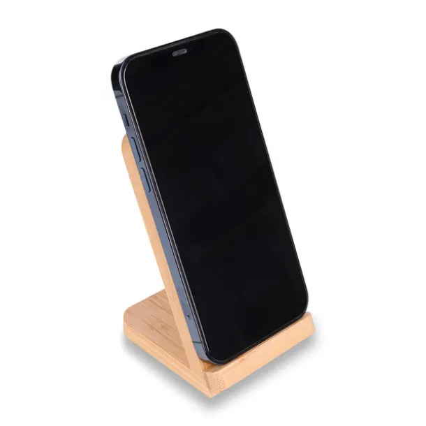 SALANTE wireless charger with mobile holder Beige