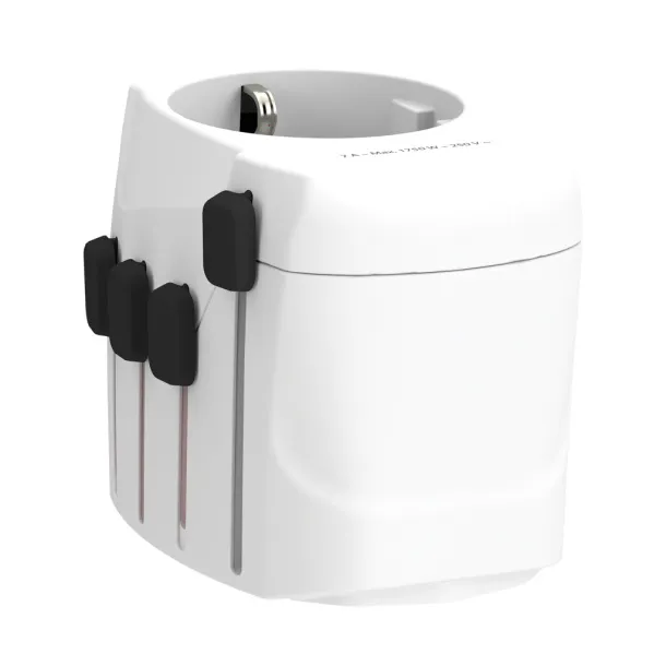 SKROSS Pro 3-polni adapter za putovanje po svijetu - Skross Bijela 