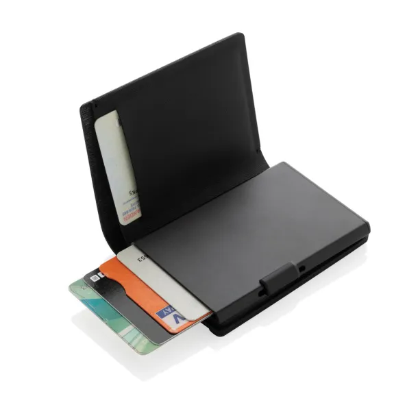 Seekcard novčanik za kartice od RCS rpoliestera s tehnologijom praćenja u cijelom svijetu - XD Collection Crna 