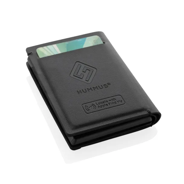 Seekcard RCS rpolyester card wallet with worldwide locating - XD Collection Black 