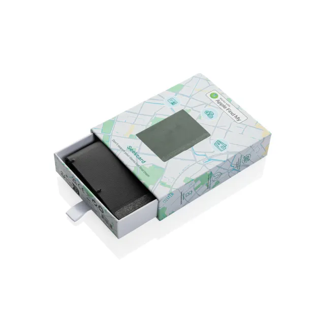 Seekcard novčanik za kartice od RCS rpoliestera s tehnologijom praćenja u cijelom svijetu - XD Collection Crna 