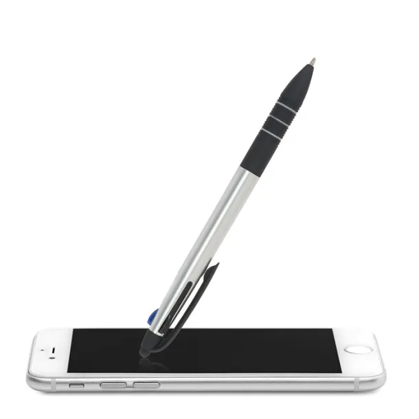 MULTIPEN "touch" kemijska olovka s 3 boje tinte Srebrna