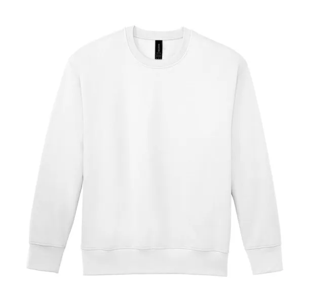 Softstyle flis majica s okruglim ovratnikom, 285 g/m² - Gildan Bijela