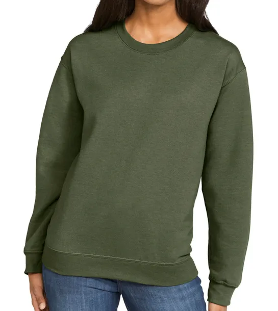 Softstyle Midweight Fleece Adult Crewneck - Gildan Military Green