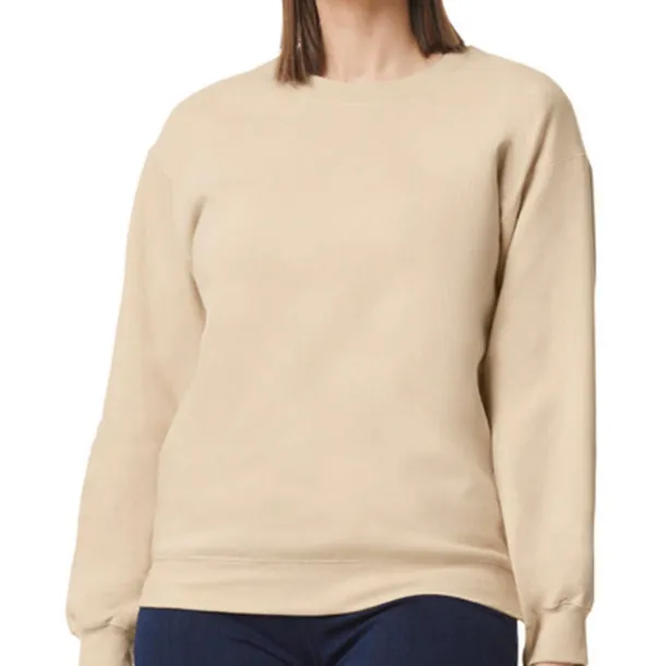 Softstyle Midweight Fleece Adult Crewneck - Gildan Sand