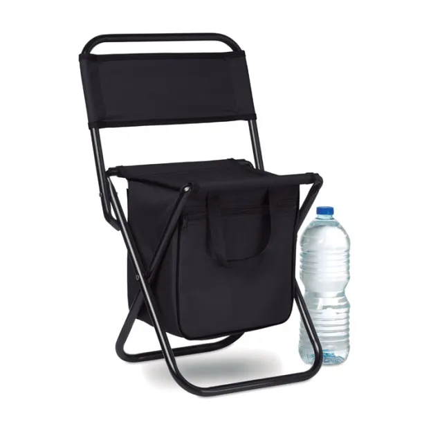 SIT & DRINK sklopiva stolica / hladnjak Crna