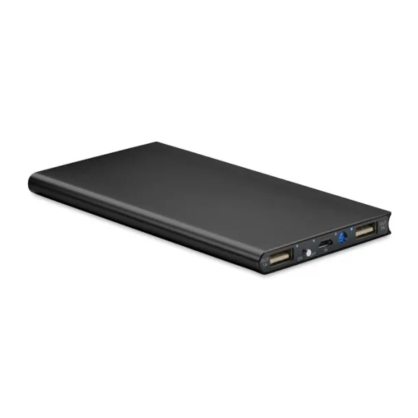SOLAR POWERFLAT solarna prijenosna baterija, 8 000 mAh Crna