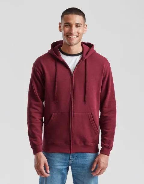  Klasični hoodie s patentnim zatvaračem - Fruit of the Loom