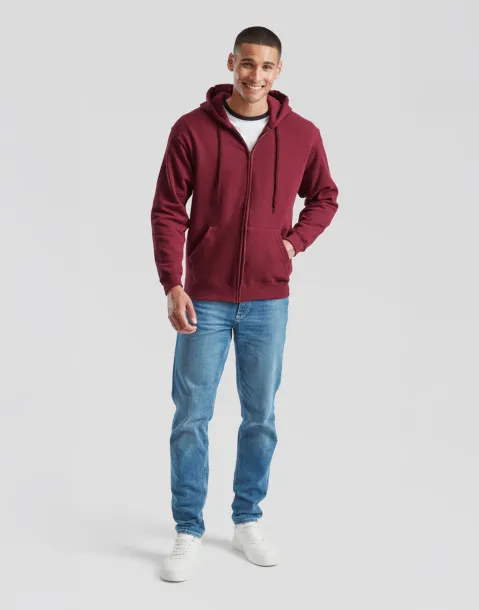  Klasični hoodie s patentnim zatvaračem, 280 g/m² - Fruit of the Loom