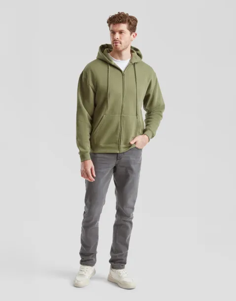  Premium Hooded Zip Sweat - Fruit of the Loom
