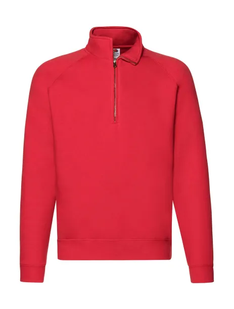  Premium džemper s kratkim patentnim zatvaračem, 280 g/m² - Fruit of the Loom