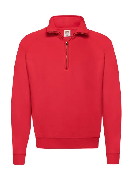  Classic Zip Neck Sweat - Fruit of the Loom