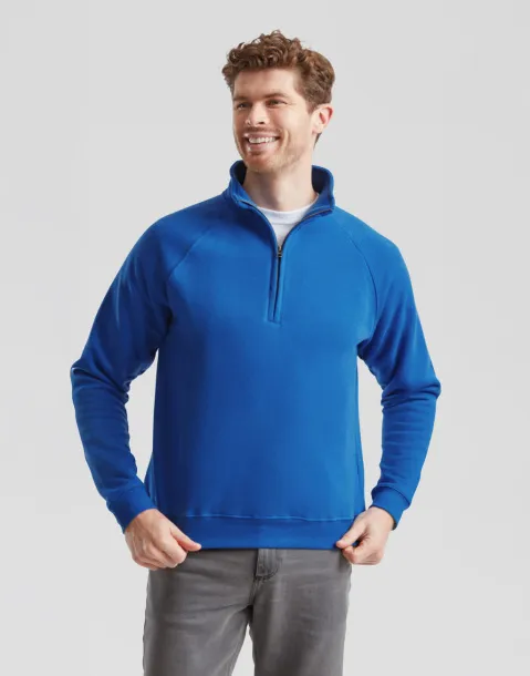  Premium Zip Neck Sweat - Fruit of the Loom
