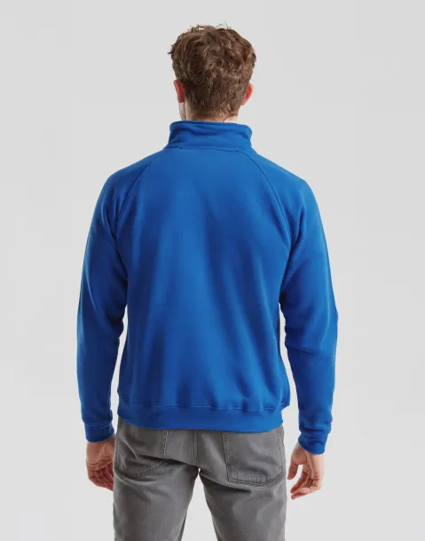  Premium Zip Neck Sweat - Fruit of the Loom