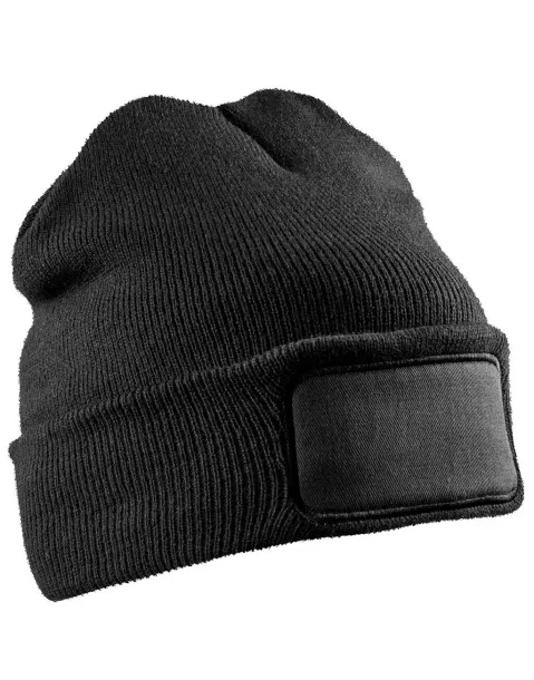  Recycled Thinsulate™ Printers Beanie - Result Recycled Black