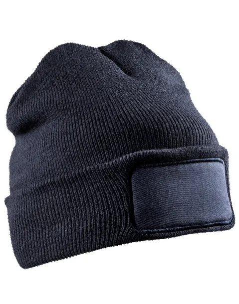  Recycled Thinsulate™ Printers Beanie - Result Recycled Navy