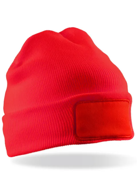  Recycled Thinsulate™ Printers Beanie - Result Recycled Crvena