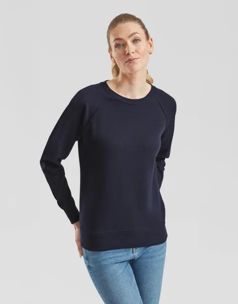  Ženski raglan pulover, 240 g/m² - Fruit of the Loom