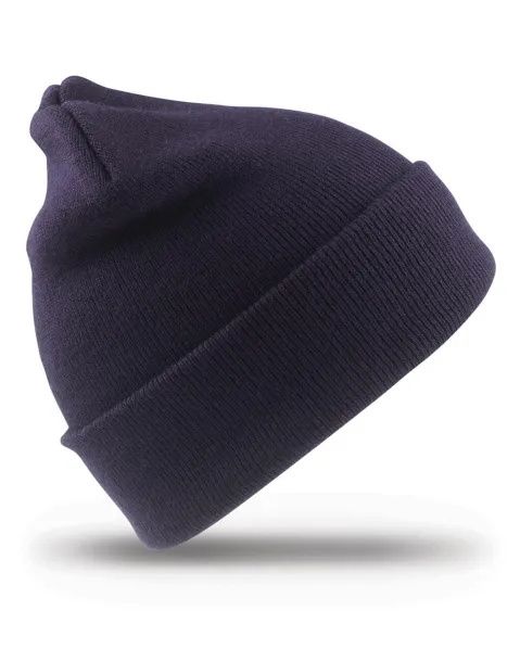  Recycled Woolly Ski Hat - Result Recycled Navy