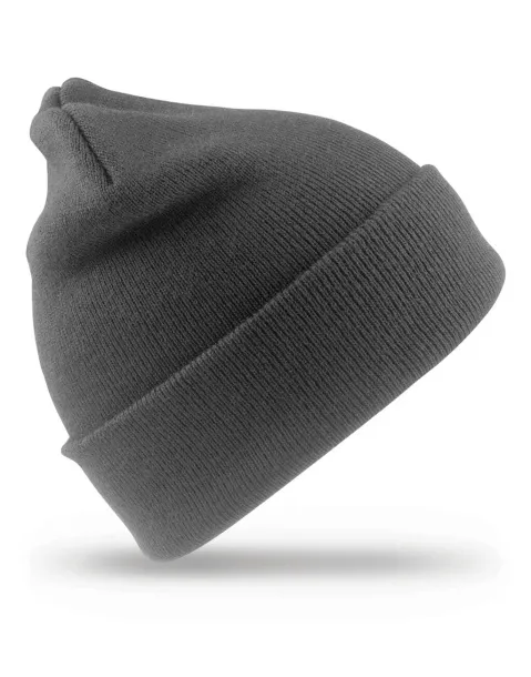  Recycled Woolly Ski Hat - Result Recycled Charcoal