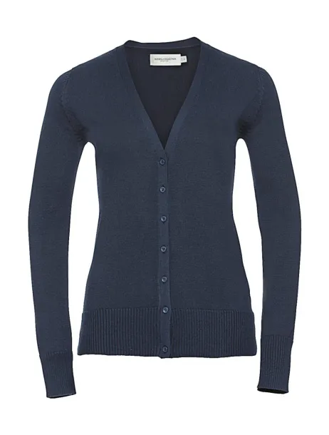  Ženski pleteni kardigan s V izrezom, 275 g/m² - Russell Collection
