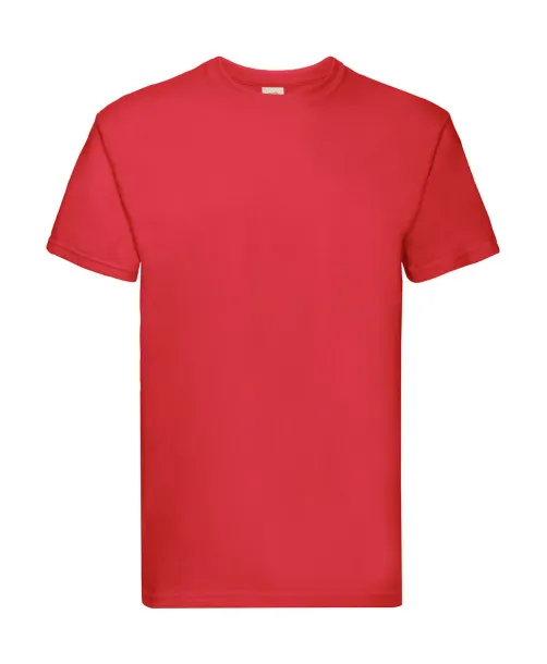  Super Premium Tee - Fruit of the Loom Crvena