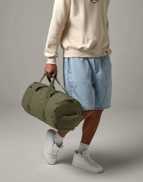  Vintage Canvas Barrel Bag - Bagbase