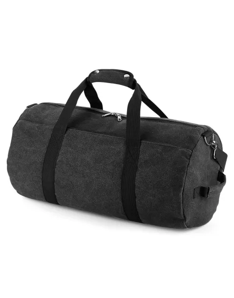  Vintage Canvas Barrel Bag - Bagbase