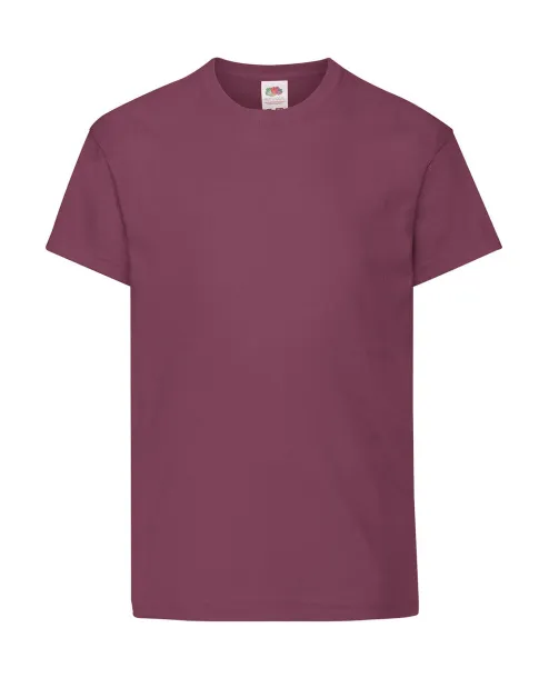  Dječja kratka majica, 145 g/m² - Fruit of the Loom burgundac