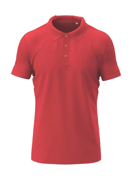  Clive Polo Men - Stedman Scarlet Red