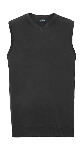 Adults' V-Neck Sleeveless Knitted Pullover - Russell Collection