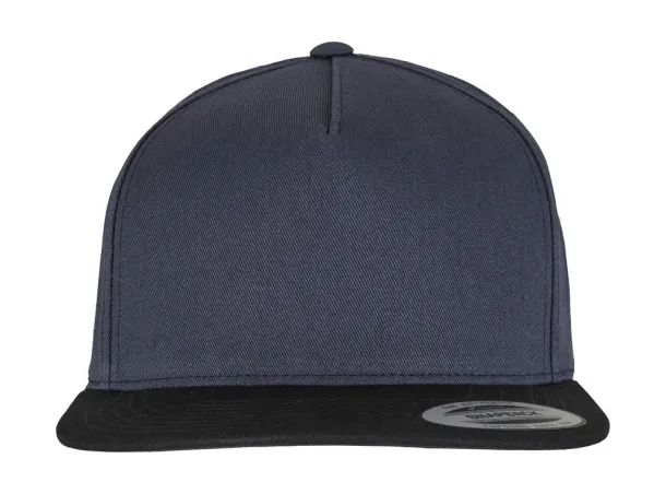  Classic 5 Panel Snapback - Classics Navy Black