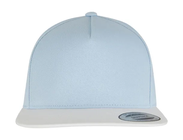  Classic 5 Panel Snapback - Classics Svijelo plava Bijela