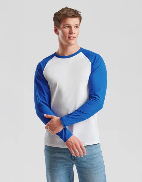  Valueweight Long Sleeve Baseball T - Fruit of the Loom