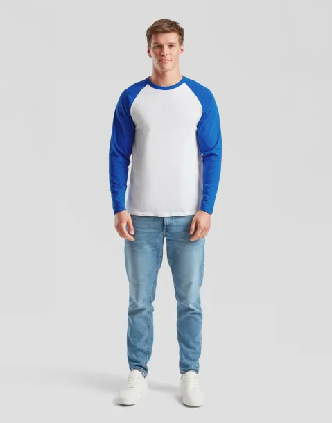  Valueweight Long Sleeve Baseball T - Fruit of the Loom