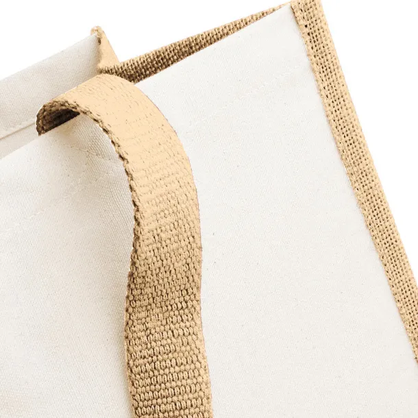  Dvobojna torba za kupovinu od jute i pamuka - Westford Mill