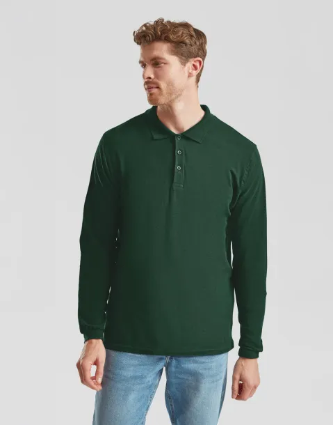  Premium polo majica dugih rukava - Fruit of the Loom