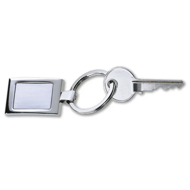 HARROBS Metal key ring shiny silver