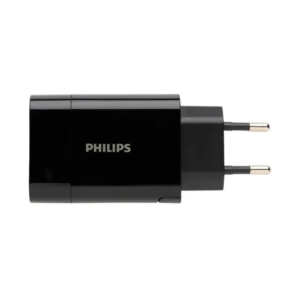  Philips 30W ultra fast PD wall charger - Philips Black 