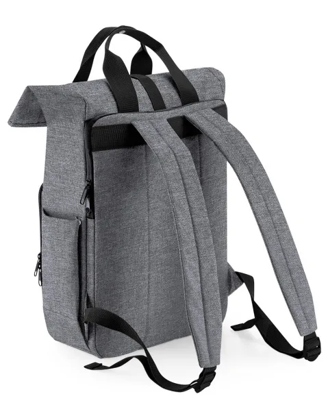  Recycled Twin Handle Roll-Top Laptop Backpack, 15.6" - Bagbase