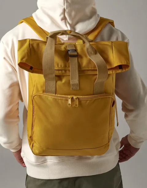  Recycled Twin Handle Roll-Top Laptop Backpack - Bagbase