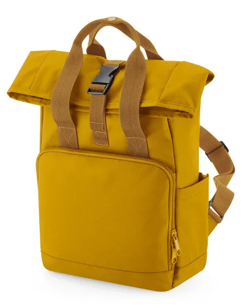  Recycled Mini Twin Handle Roll-Top Backpack - Bagbase