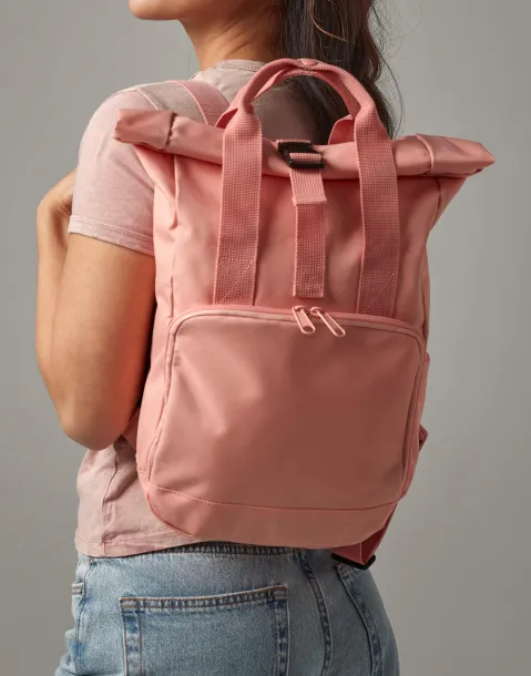  Recycled Mini Twin Handle Roll-Top Backpack - Bagbase